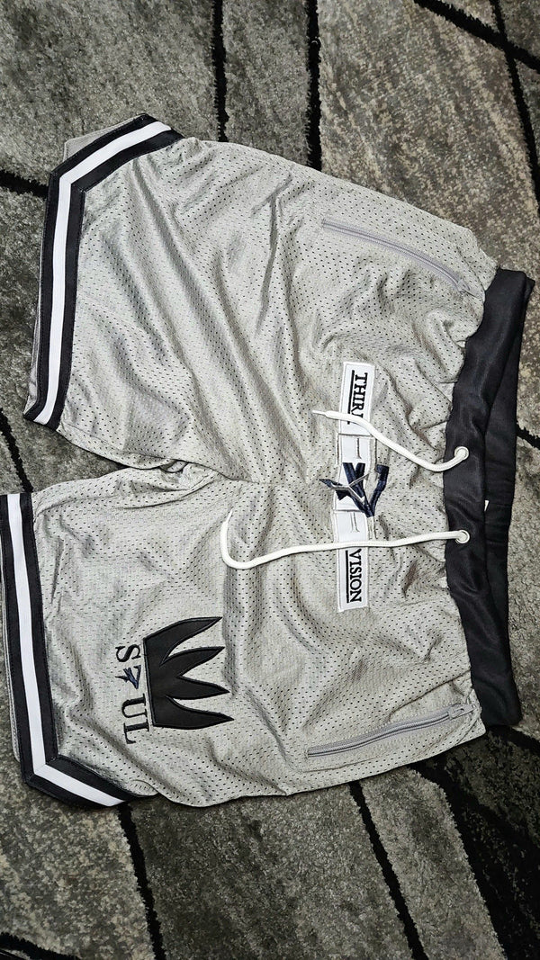 Gray Varsity shorts